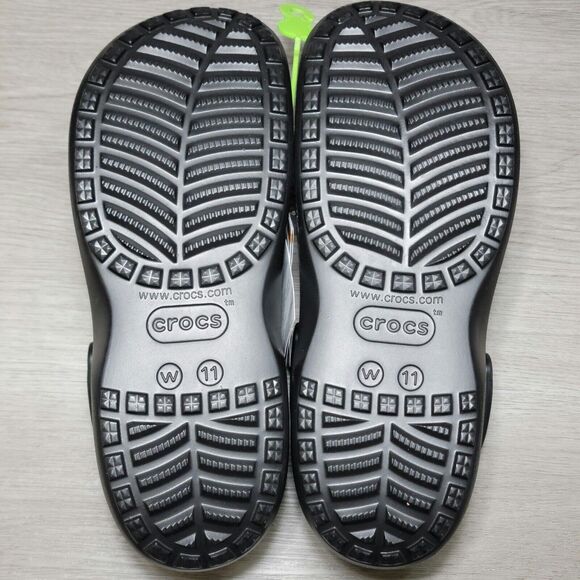 Crocs Women's Baya Platform Clog Slip On Comfort Sandal Shoes Size 11 Black New - Picture 10 of 11